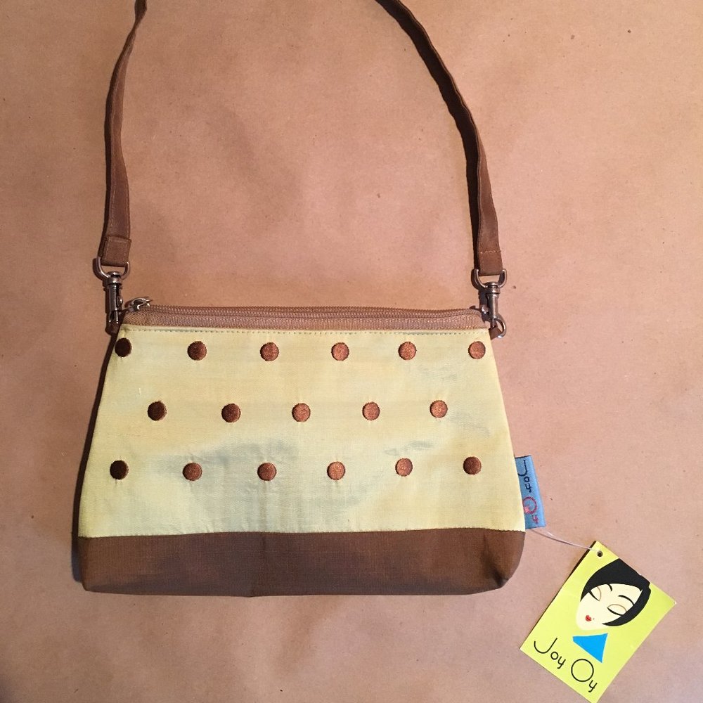 Joy Oy Purse - Green and Brown - NWT